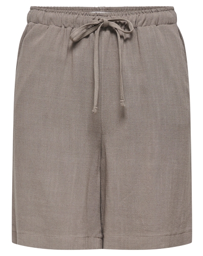 Only - ONLSiesta Linen Shorts - Walnut